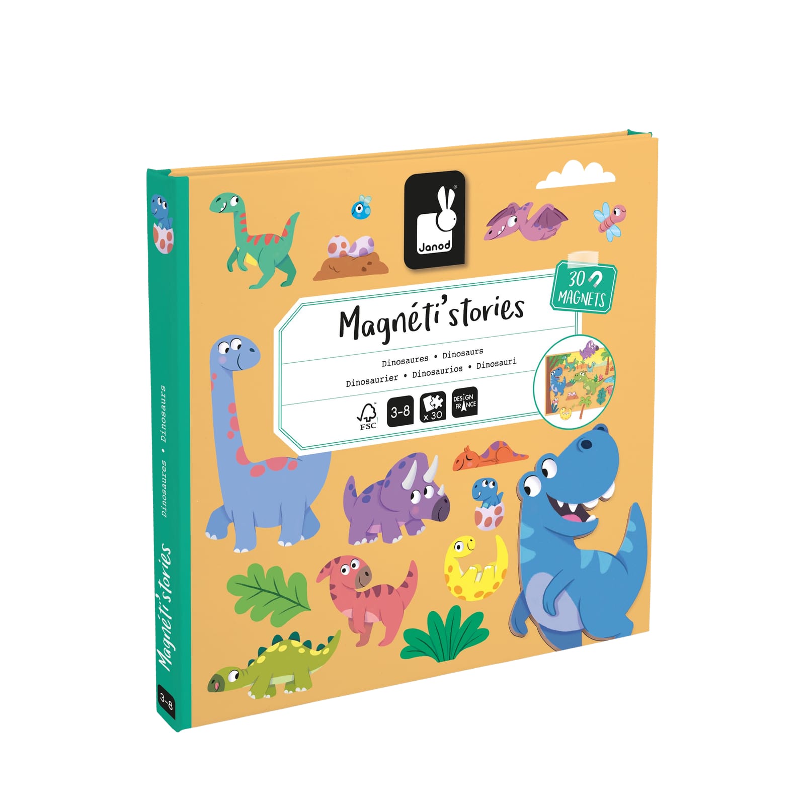 Magnetic Story Board Book - Dinosaurs