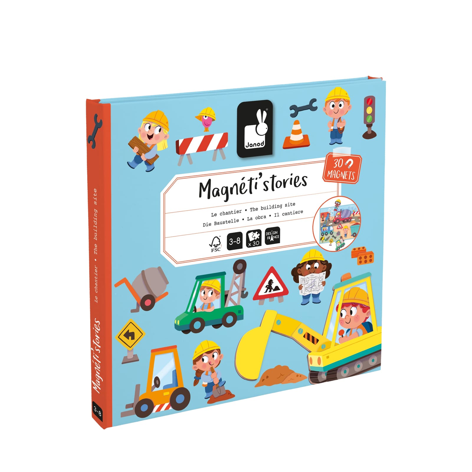 Magnetic Story Board Book - The Building Site