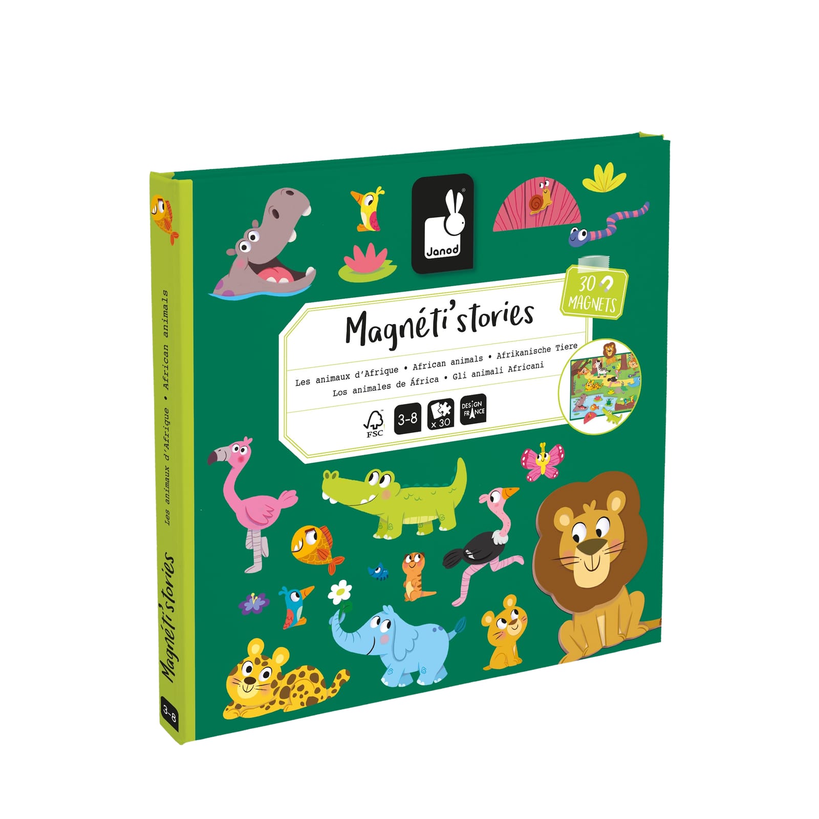 Magnetic Story Board Book - African Animals