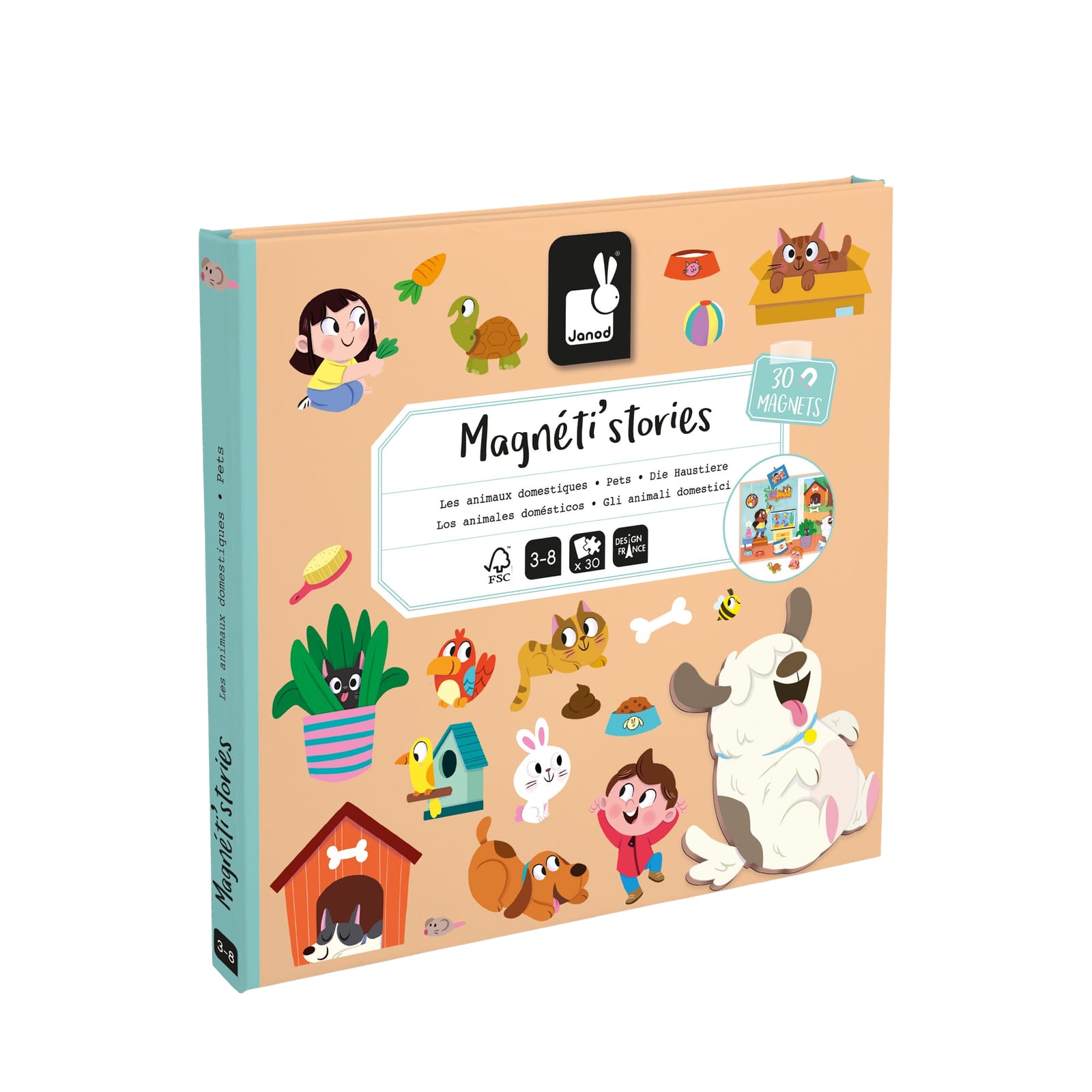 Magnetic Story Board Book - Pets