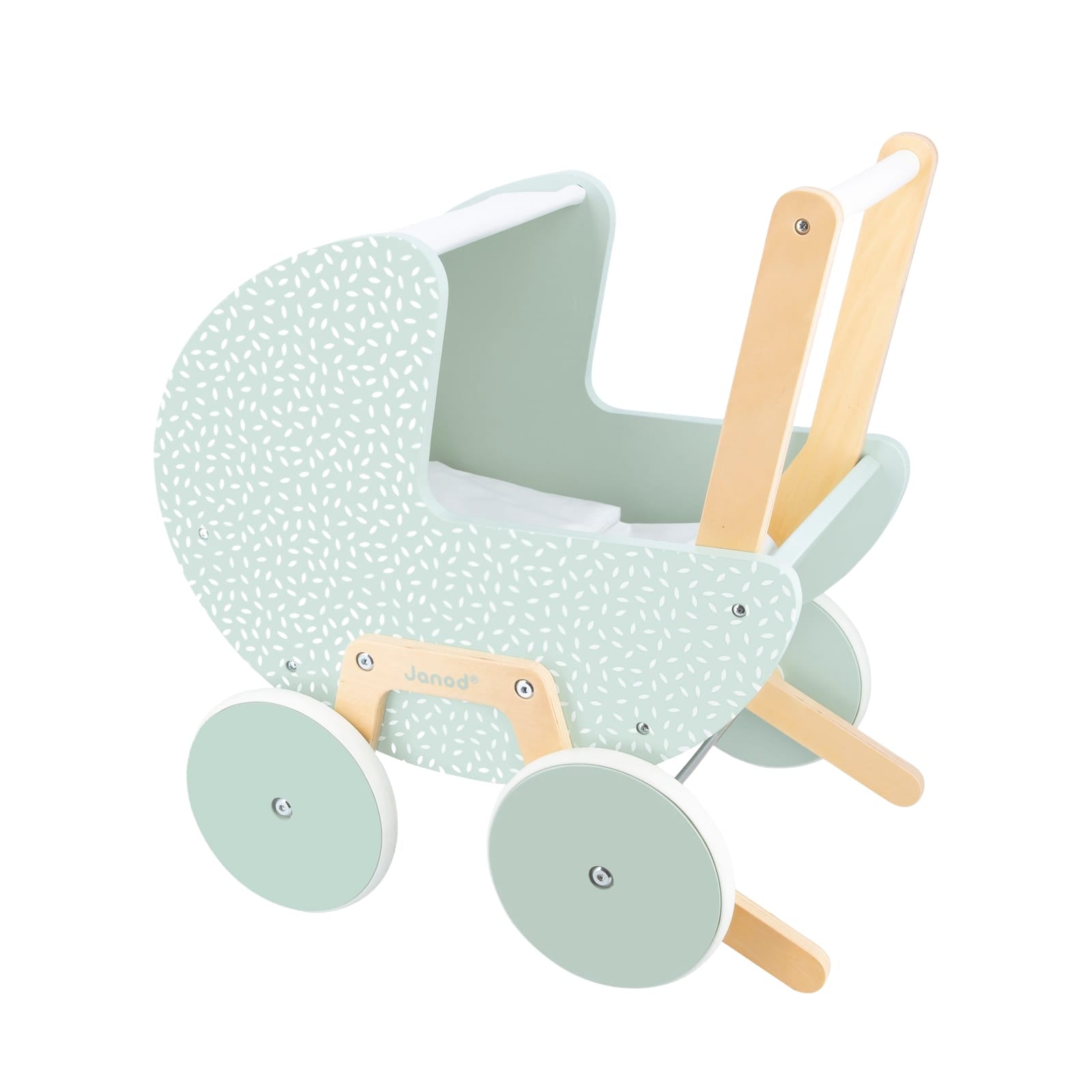 Play Dolls Pram - Green