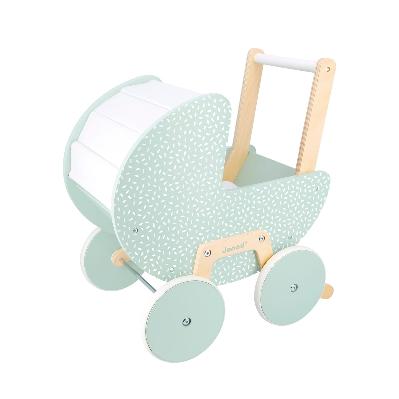 Play Dolls Pram - Green