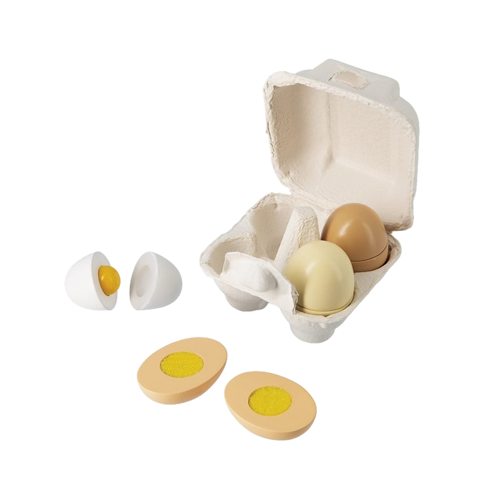 Wooden Eggs Set