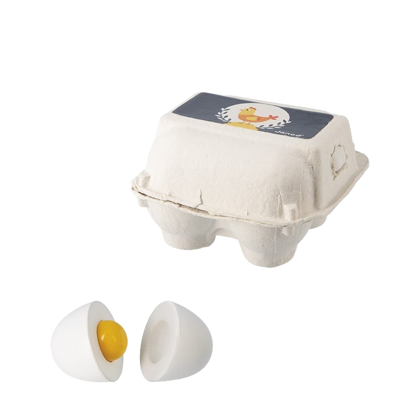 Wooden Eggs Set