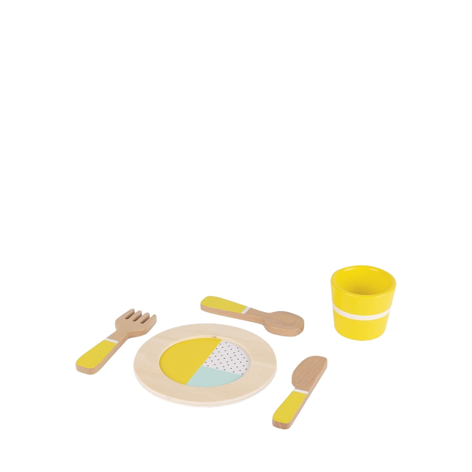 Wooden Dinnerware Set