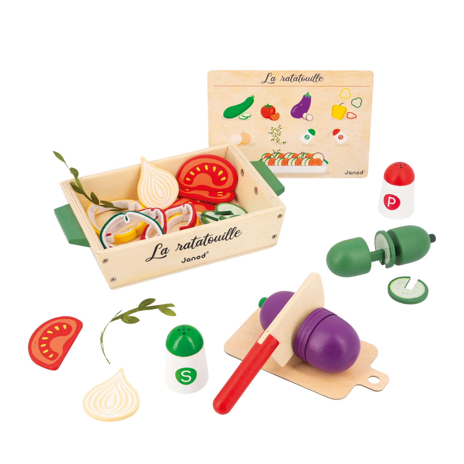 Ratatouille Cutting Vegetable Set