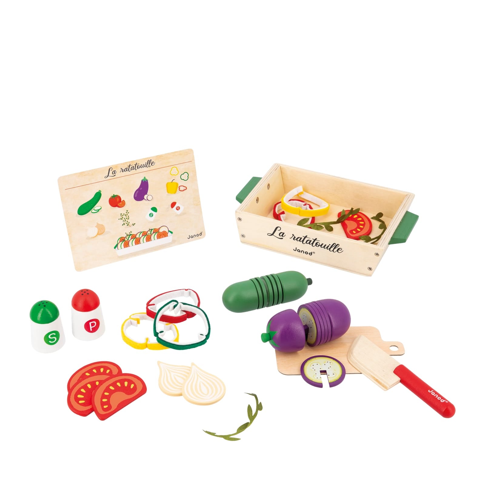 Ratatouille Cutting Vegetable Set