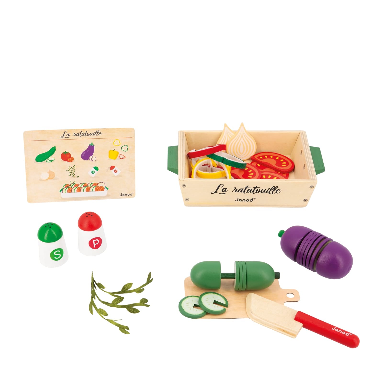 Ratatouille Cutting Vegetable Set