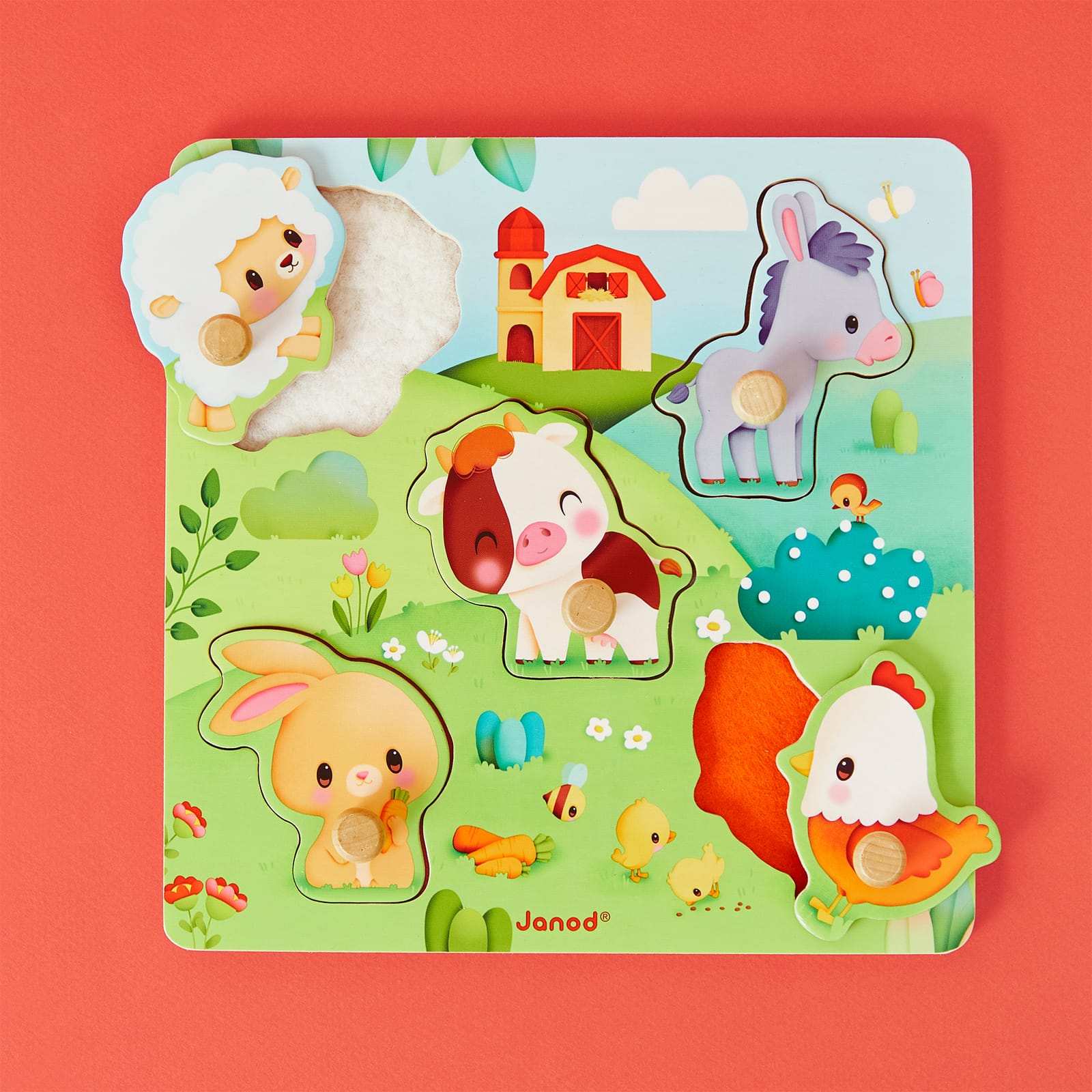 Tactile Farm Puzzle