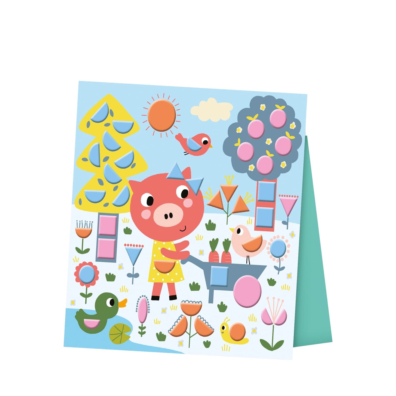 Animal Boards with Geometric Stickers