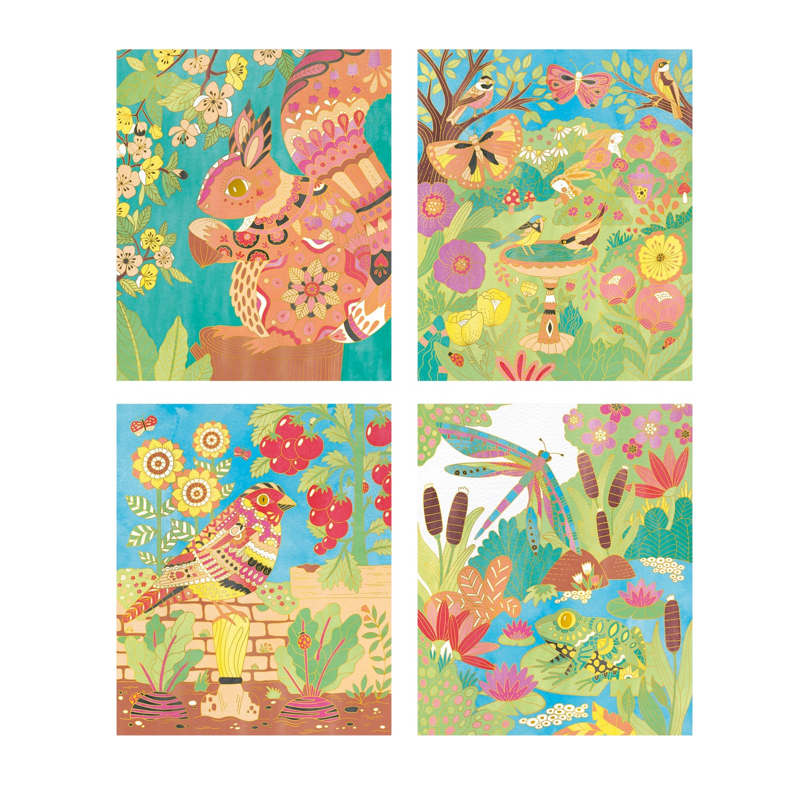 Watercolour Painting Board Set - Garden