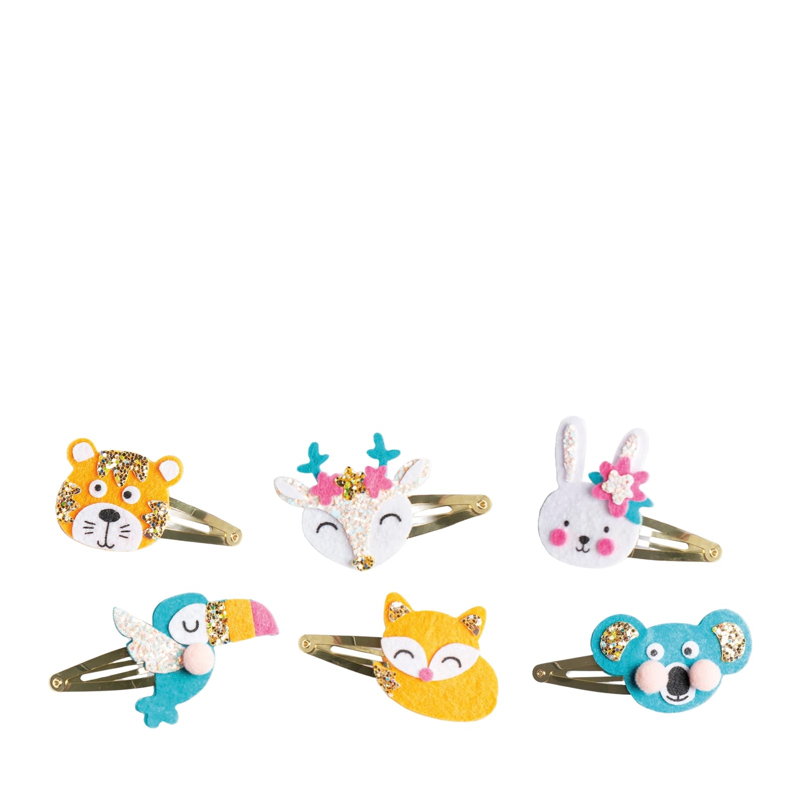 6 Glittery Animal Hairclips To Make