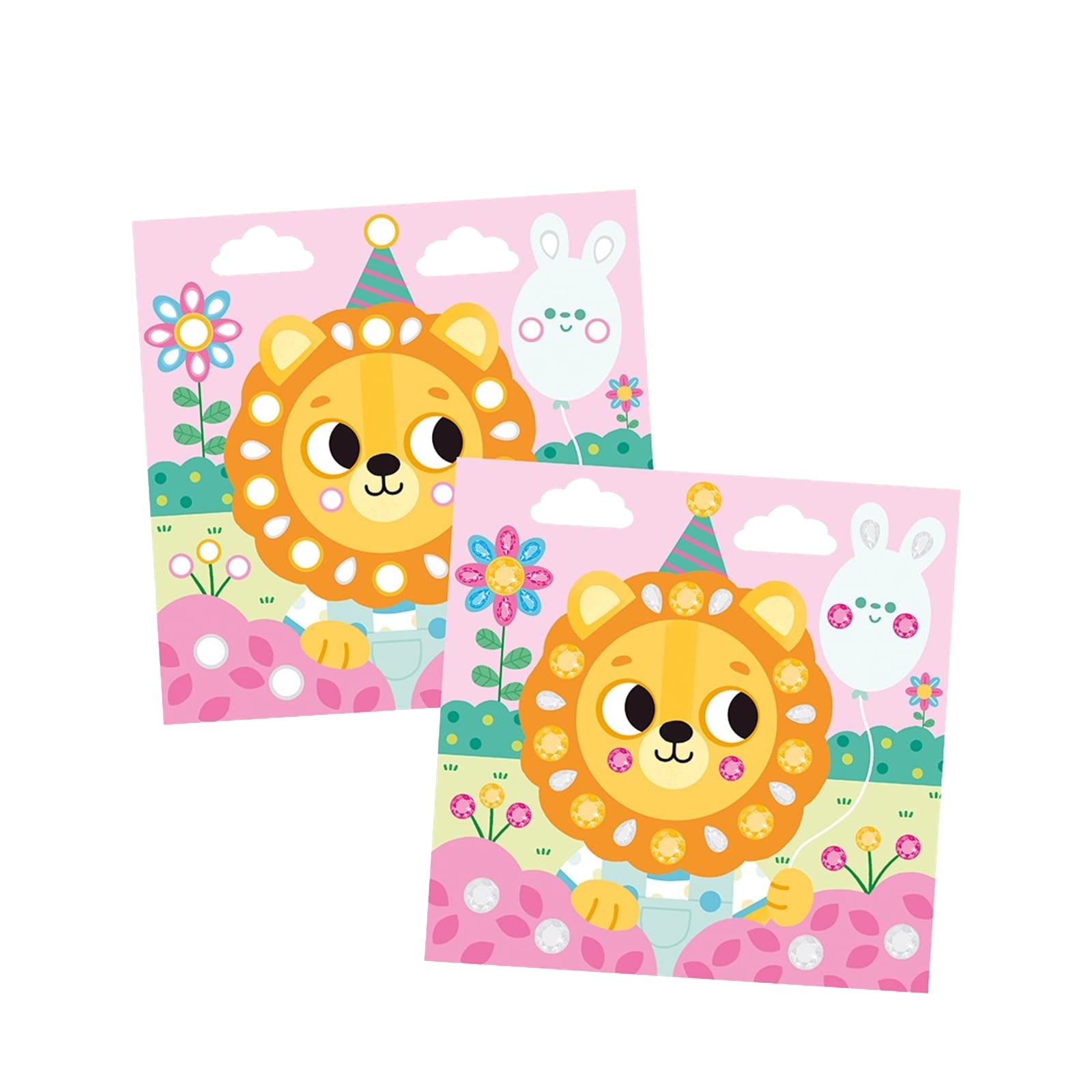 Animal Scene Boards with Large Rhinestones