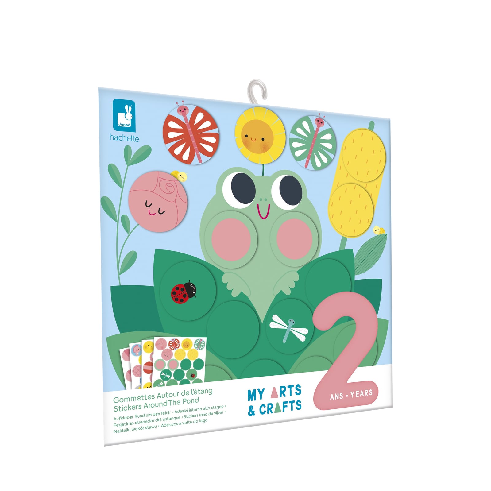 Repositionable Thick Stickers and Scenes - The Pond