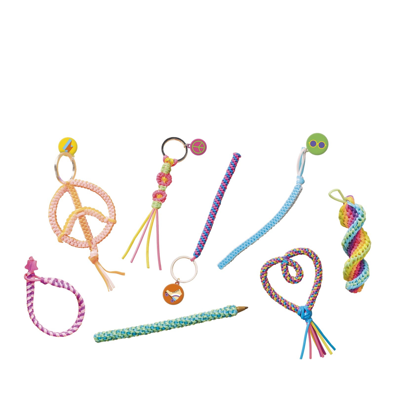 Scoubidous Peace and Love - 50 Threads Set