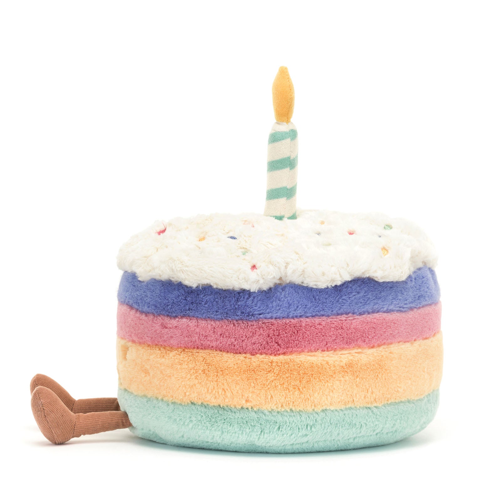 Amuseable Rainbow Birthday Cake