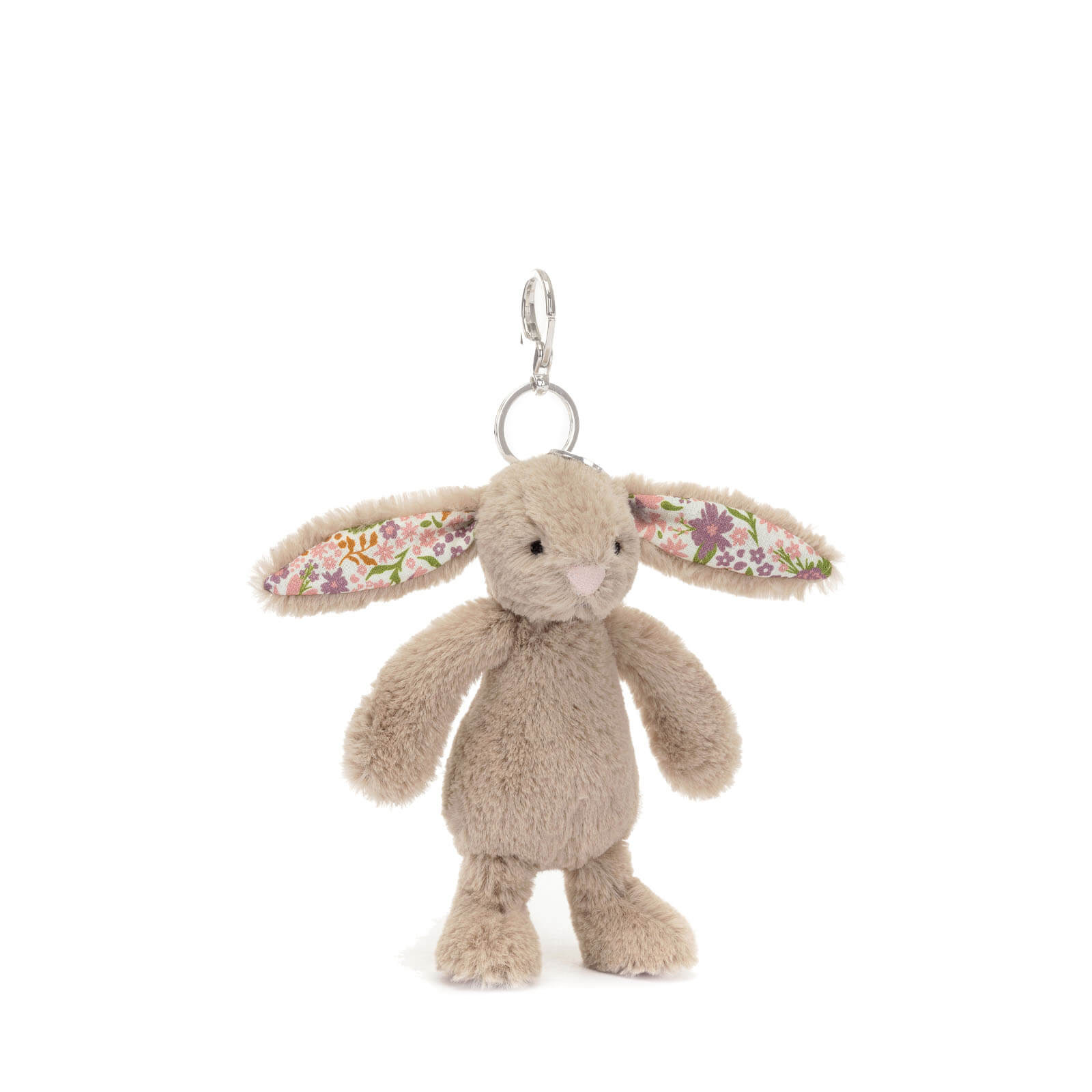 Blossom Petal Bunny Beige Bag Charm