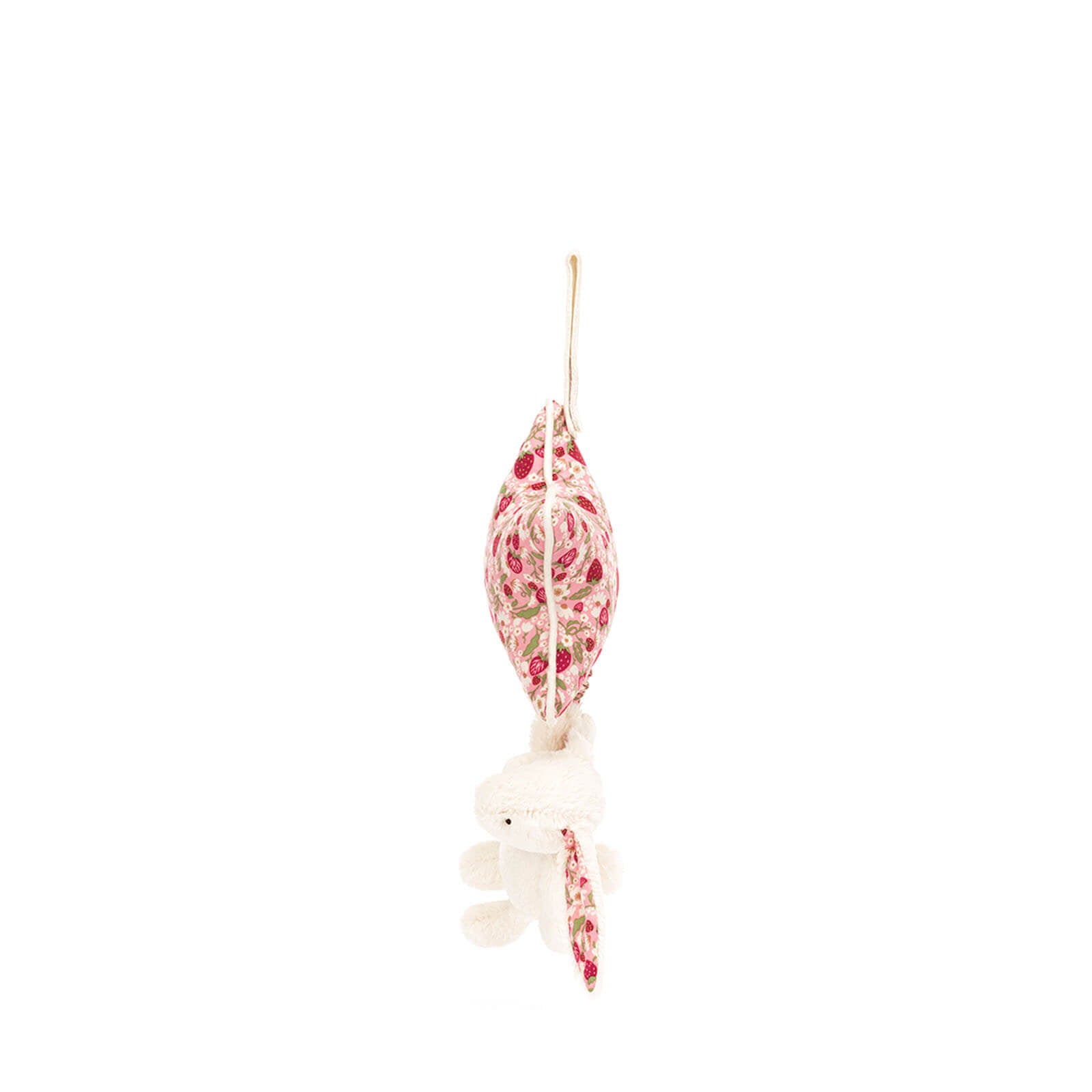 Cream Blossom Bunny Musical Pull - Berry