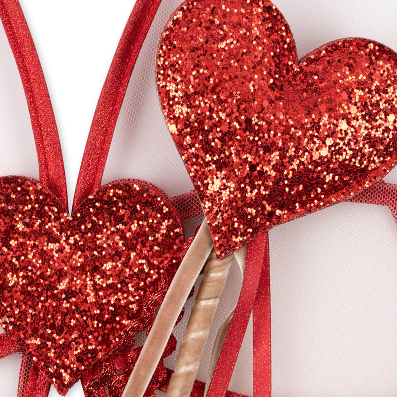 Fairy Wings and Wand Costume - Red Heart