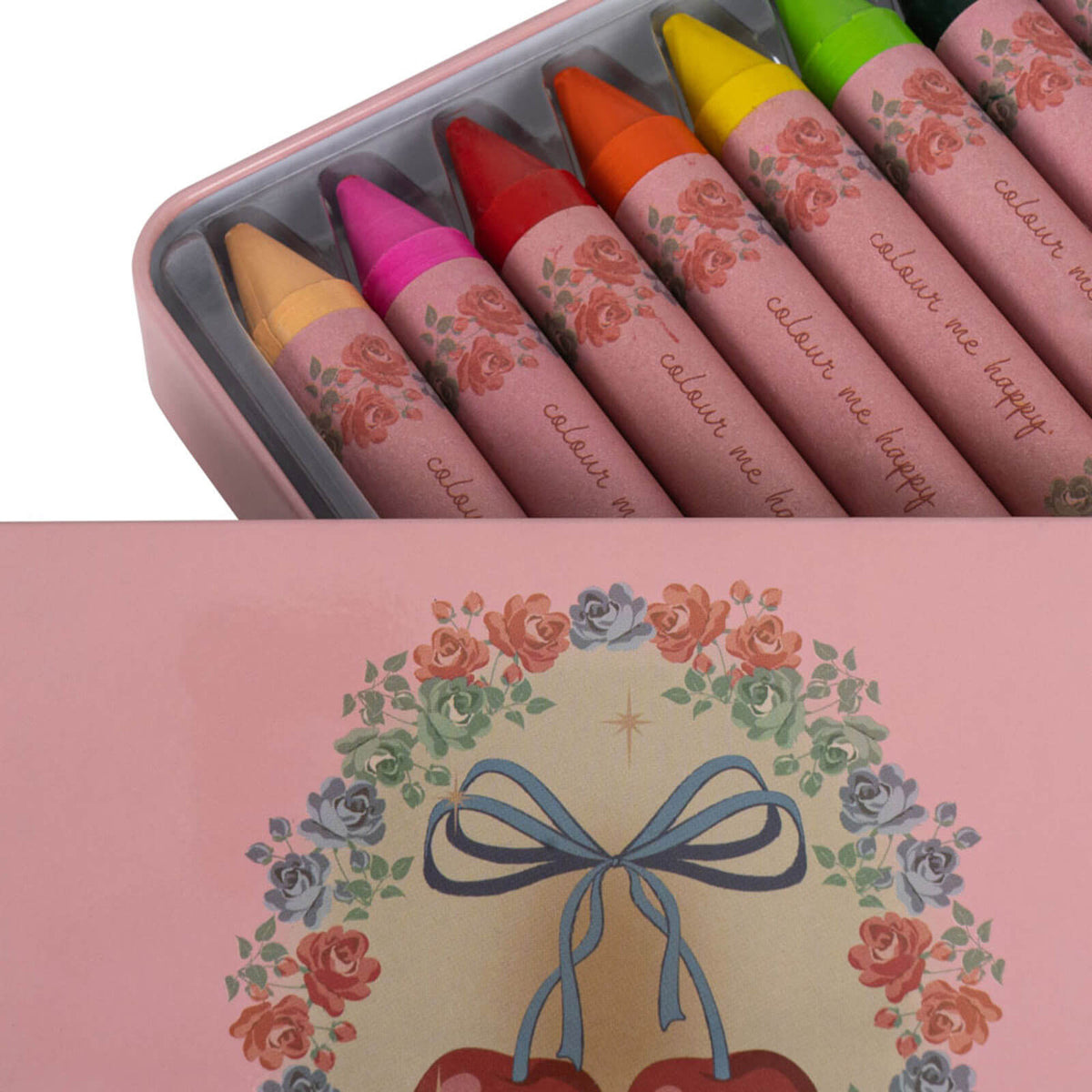 Bees Wax Crayons - Cherry Bow