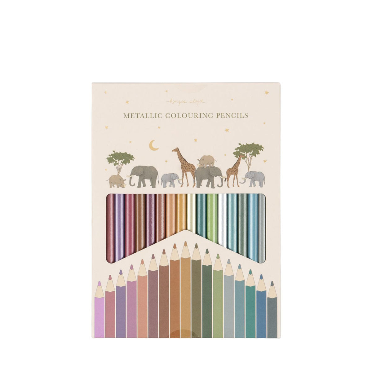 Metallic Colouring Pencils - 18 Pieces