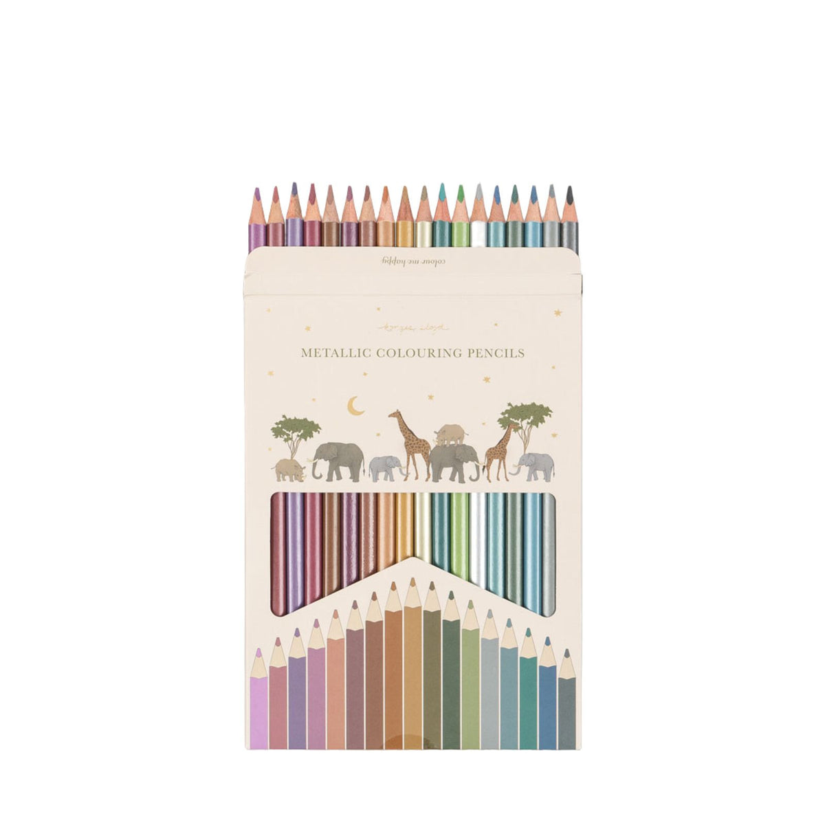 Metallic Colouring Pencils - 18 Pieces