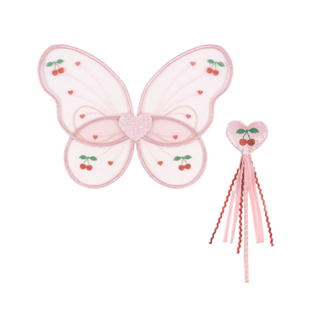 Fairy Wings and Wand Costume - Mellow Rose
