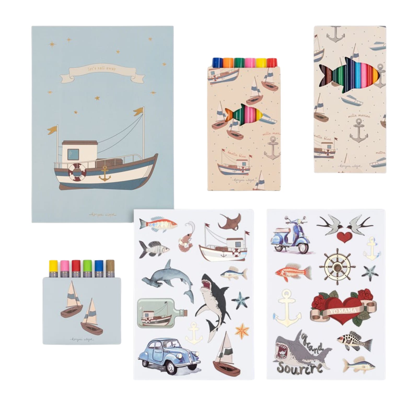 Little Artist Suitcase Set - Sail Away