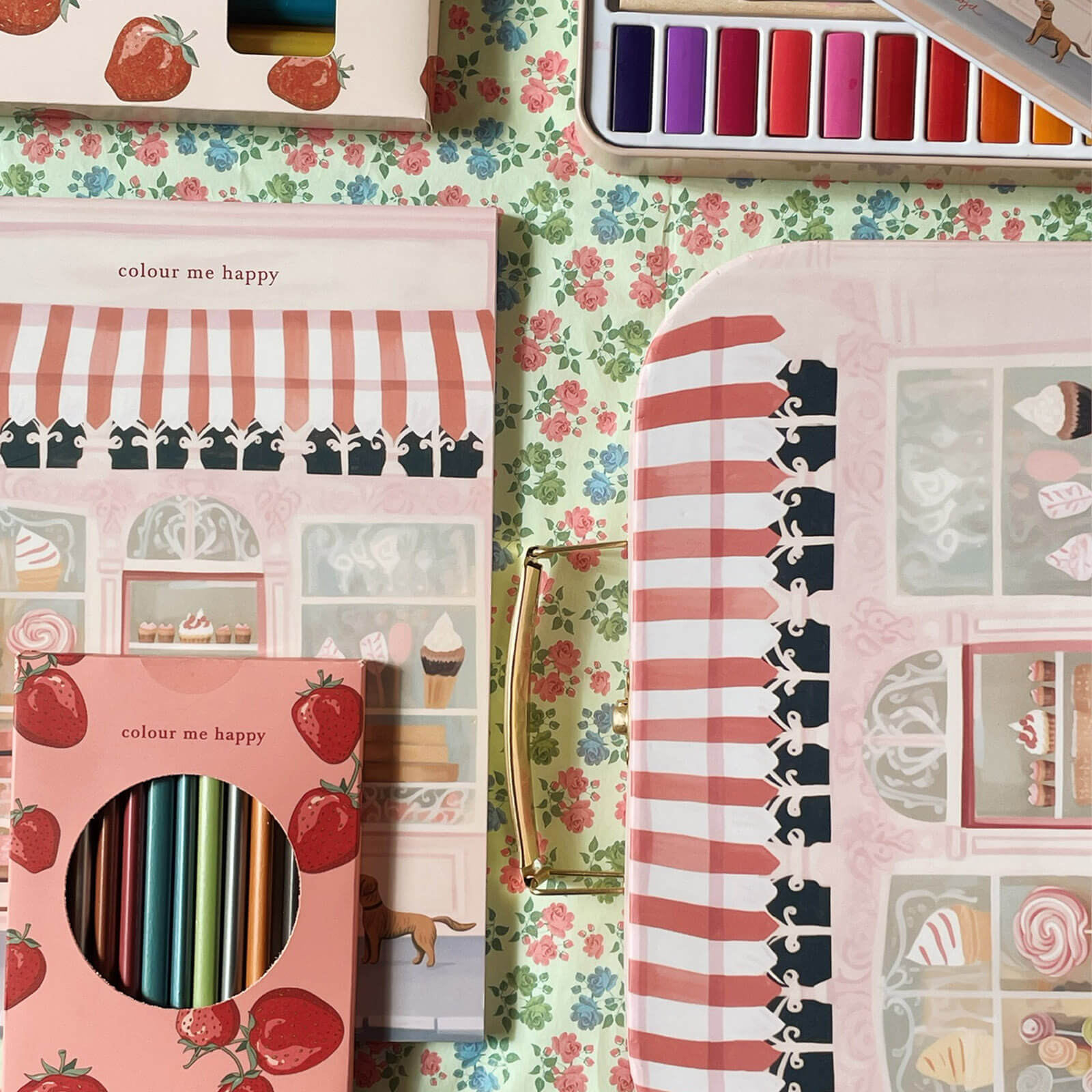 Little Artist Suitcase Set - Pink