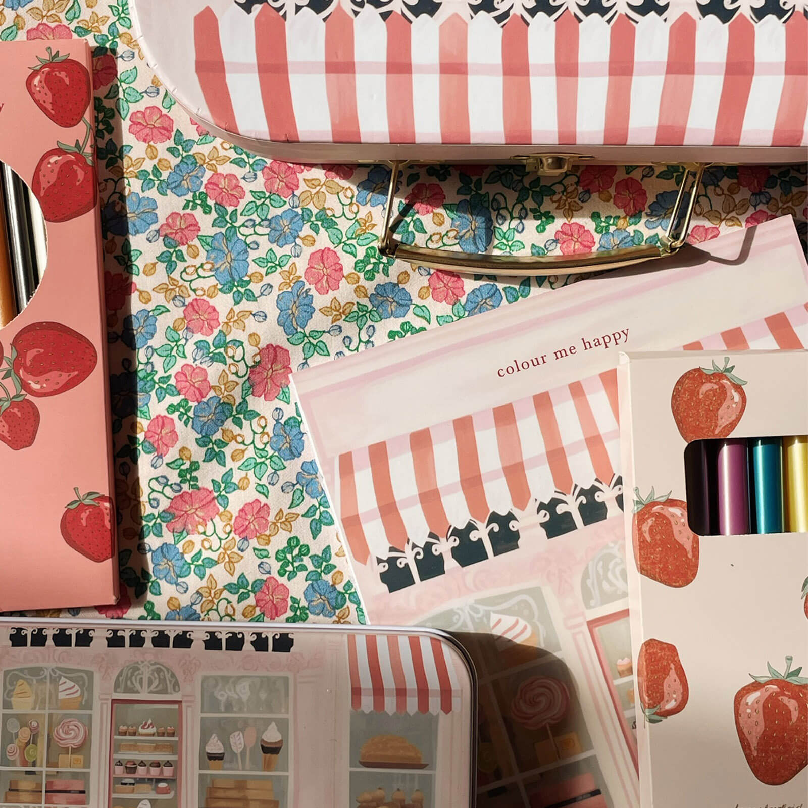Little Artist Suitcase Set - Pink