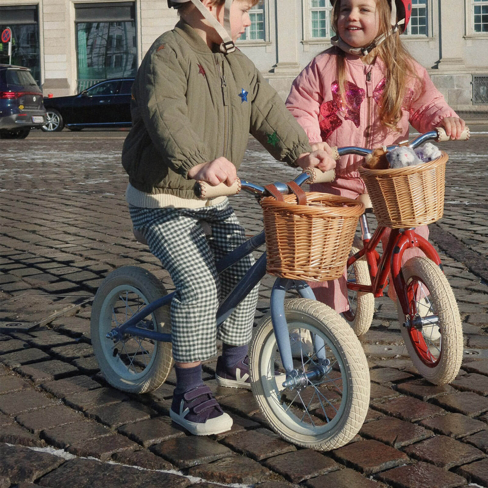 Balance Bicycle - Blue Stripe