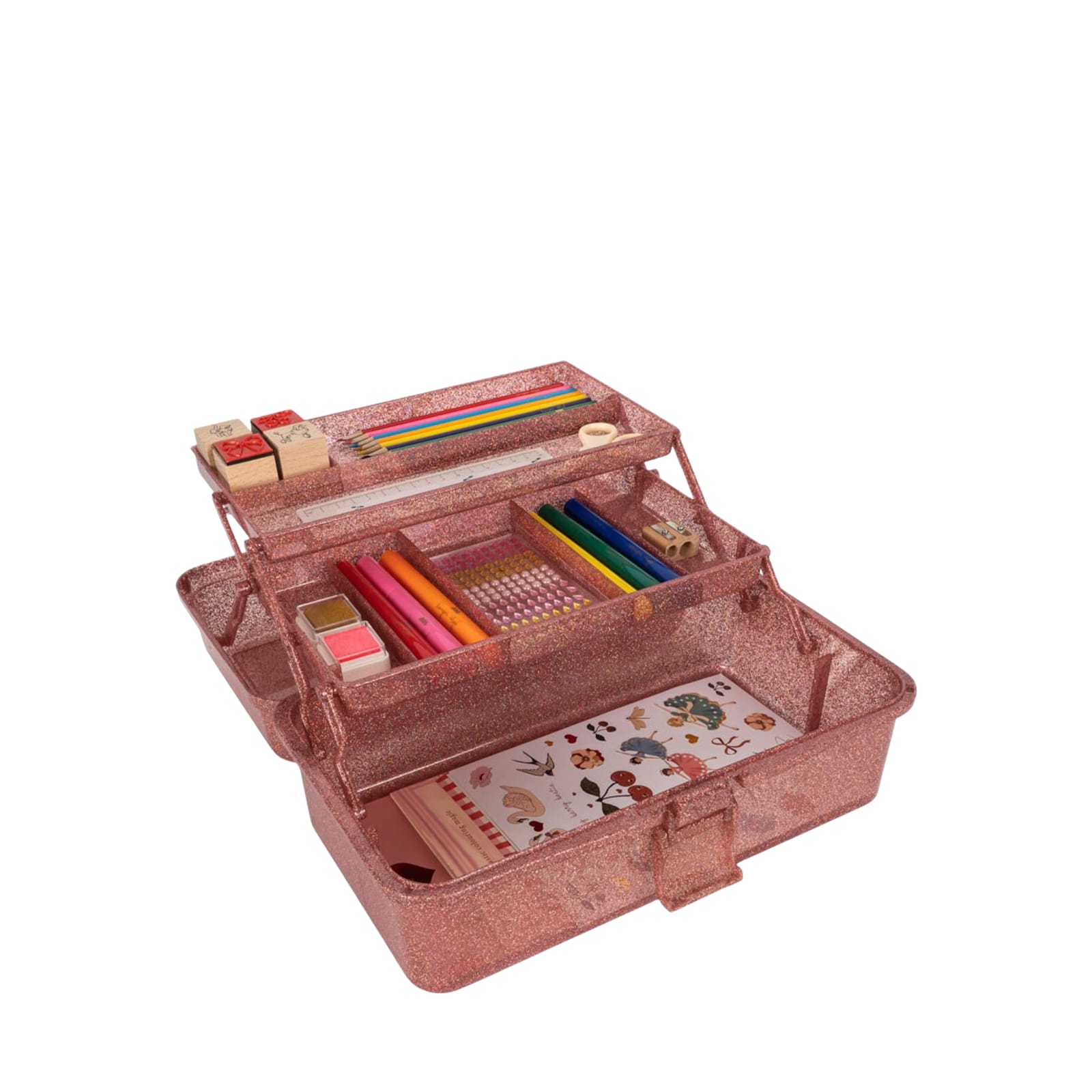 Creative Art Caddy - Glitter Rose
