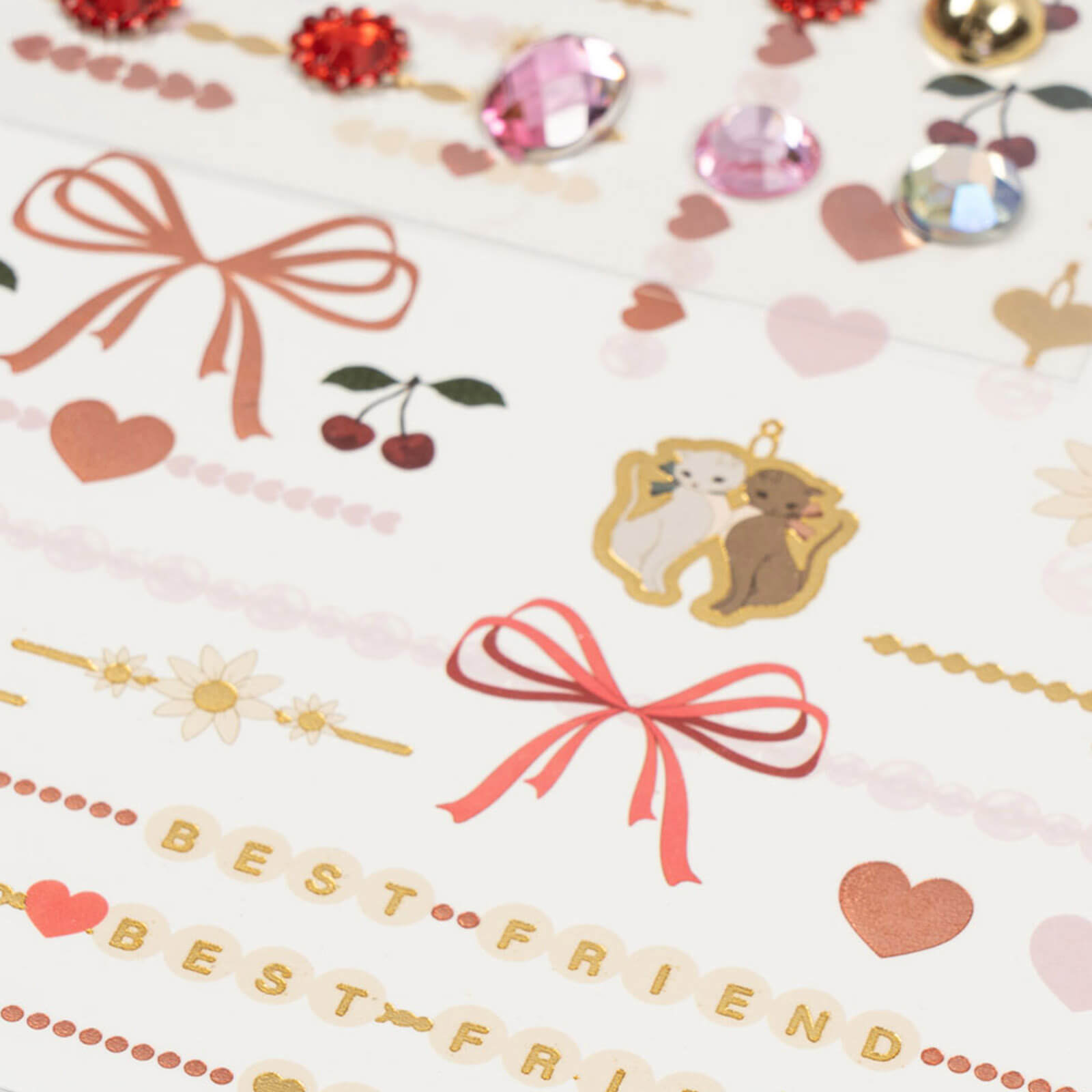Jewellery Tattoos and Gem Stones - Heart Mix