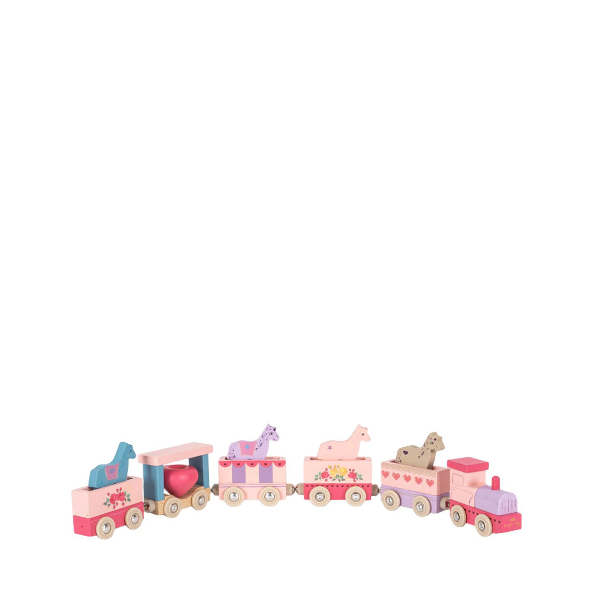 Wooden Unicorn Train