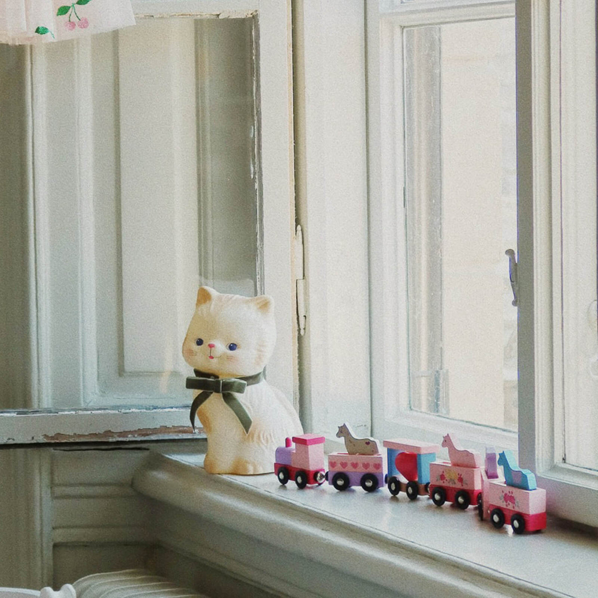 Wooden Unicorn Train