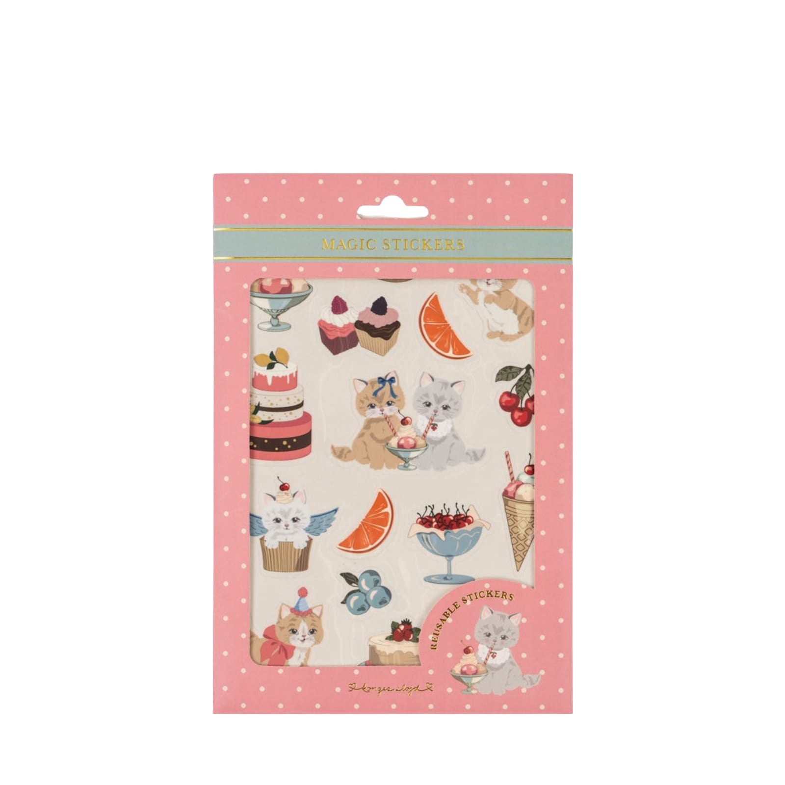 Reusable Stickers - Kitty Friends