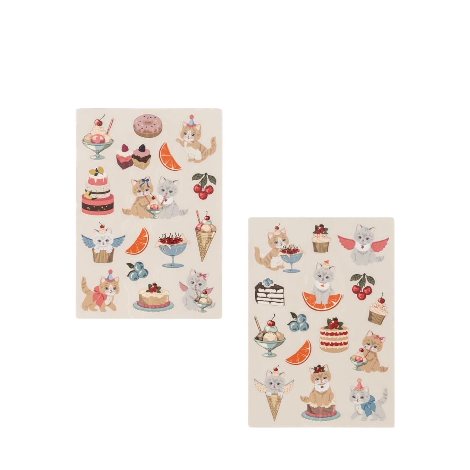 Reusable Stickers - Kitty Friends