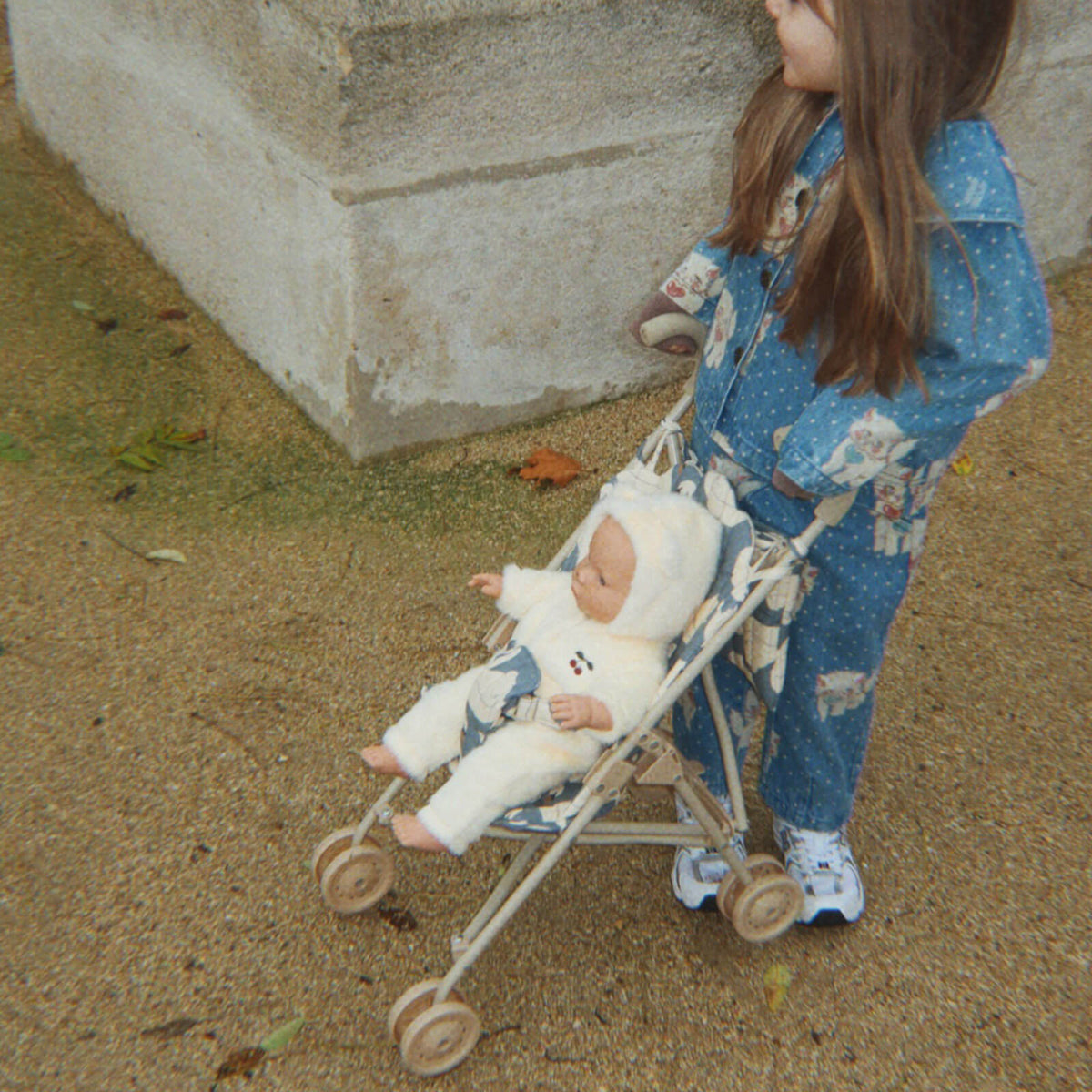 Doll Stroller - Swan
