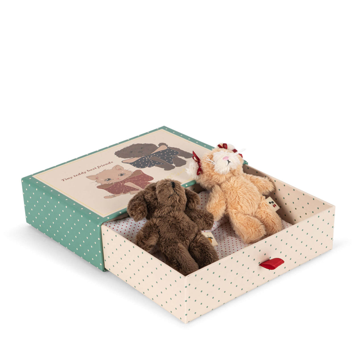 Tiny Teddies In Box - Best Friends