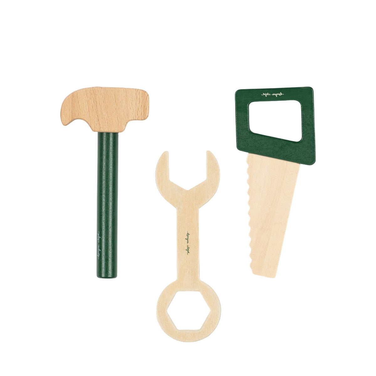 Green Tool Bench and Accessories