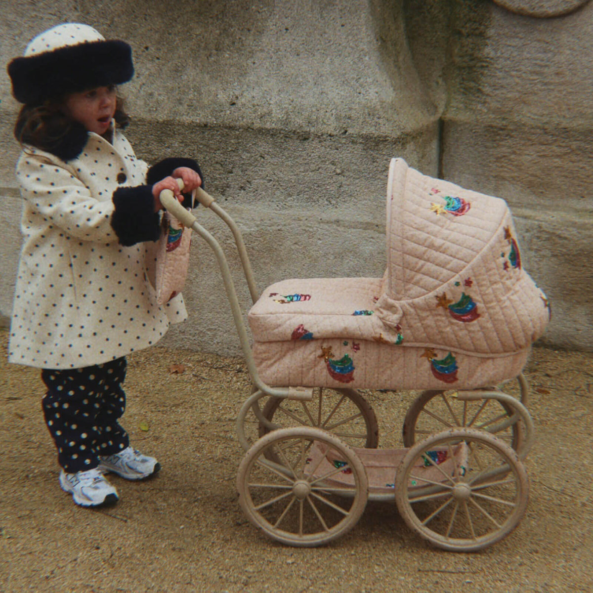 Minnie Doll Pram - Tulle Rainbow Star