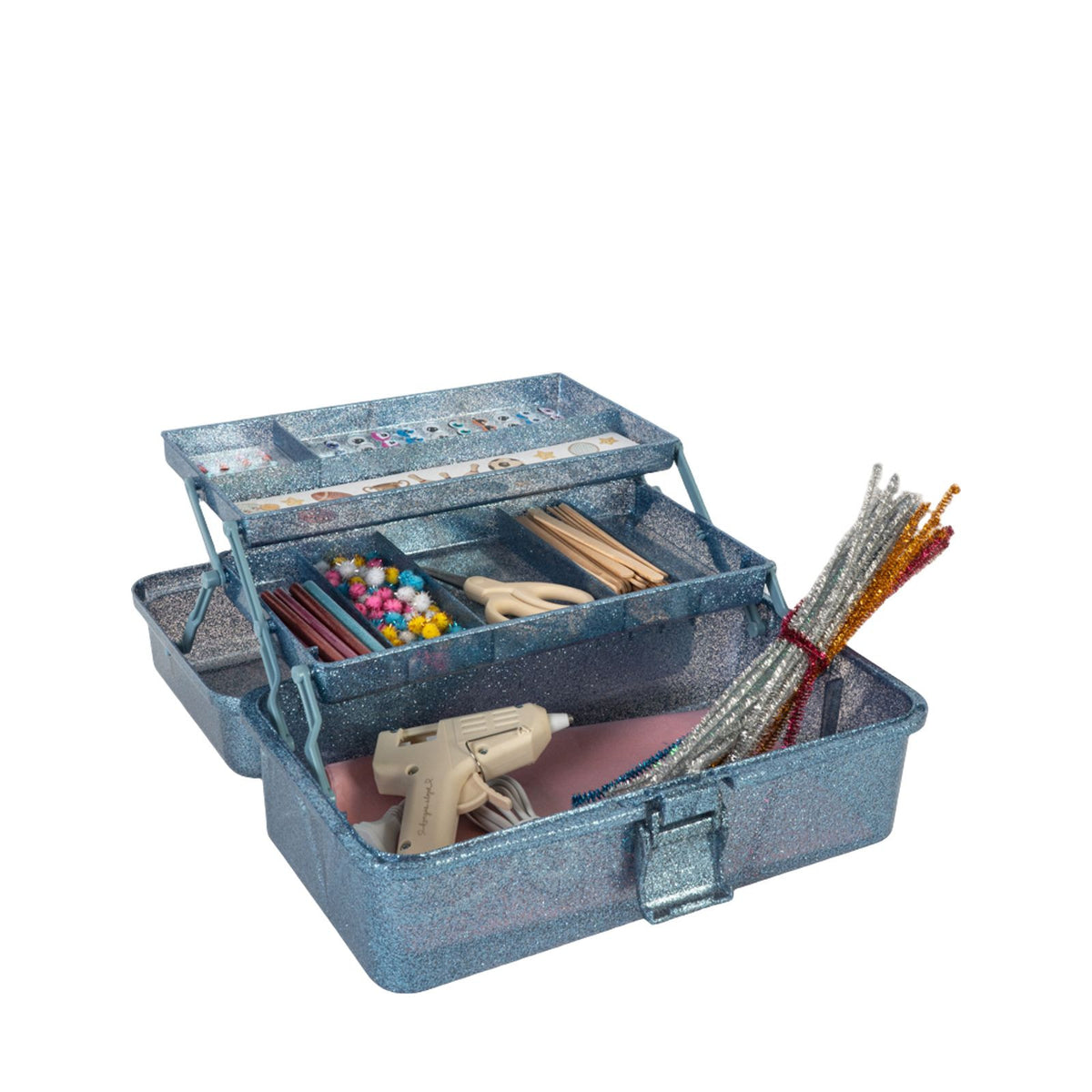 Creative Art Caddy - Glitter Blue