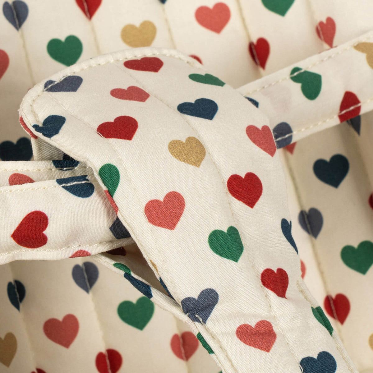 Doll Stroller - Coloured Hearts