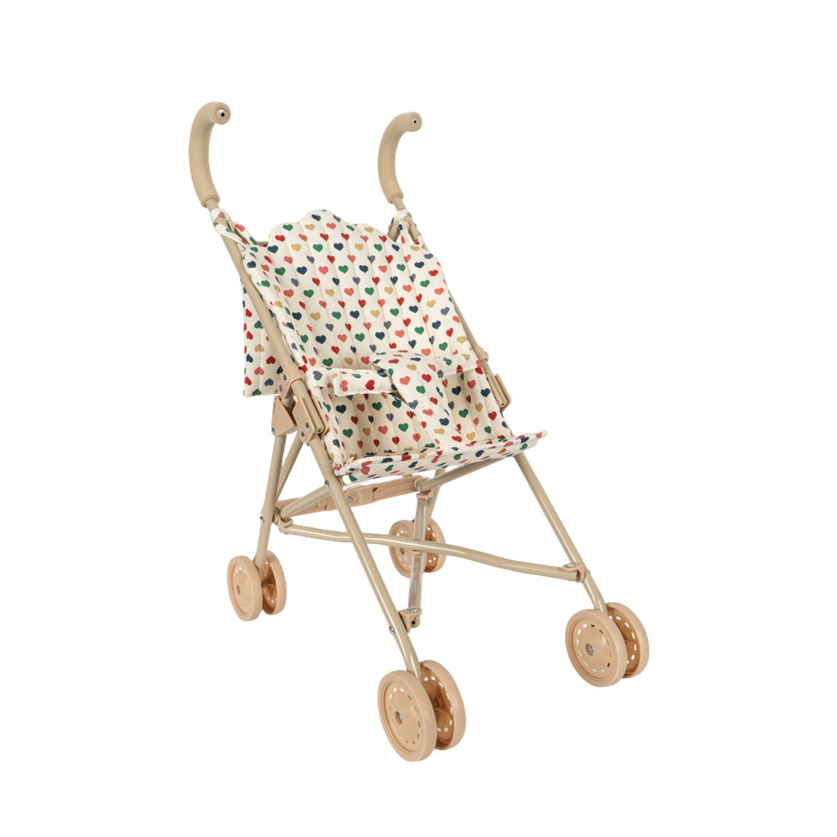 Doll Stroller - Coloured Hearts
