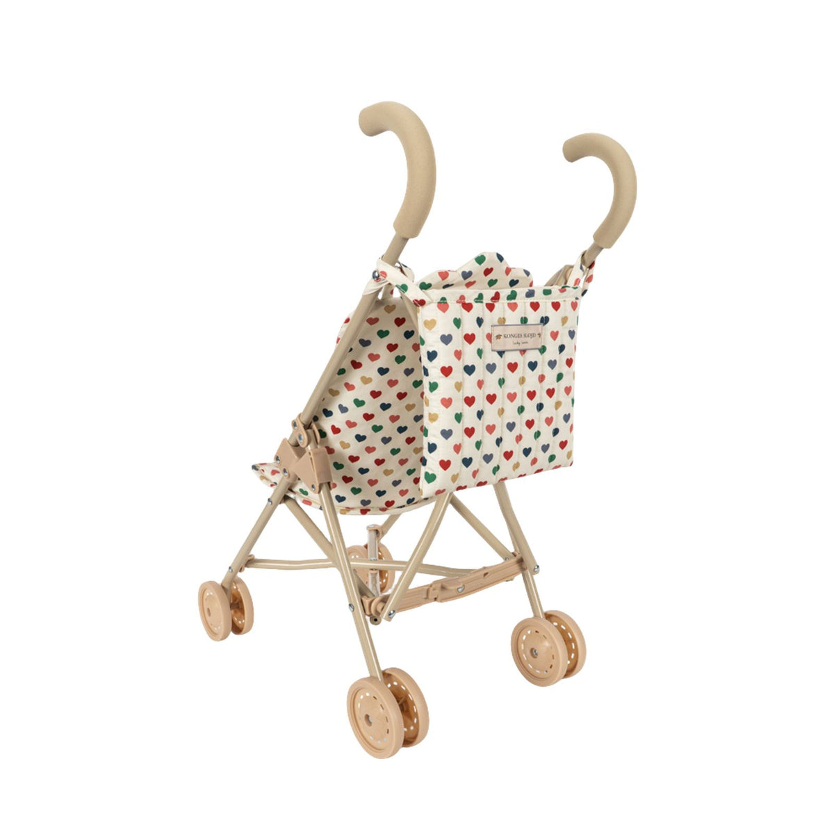 Doll Stroller - Coloured Hearts