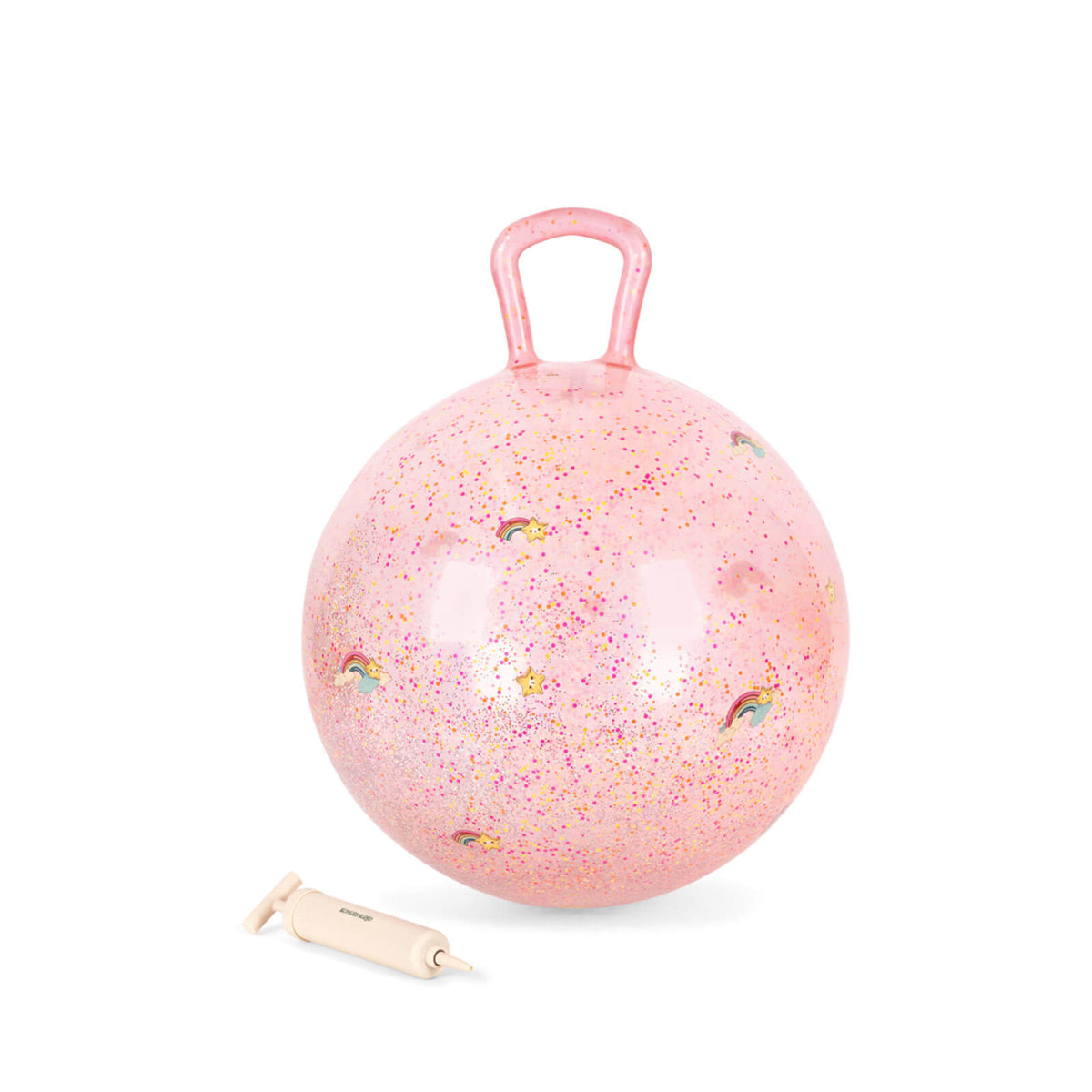 Glitter Jump Ball - Rainbow