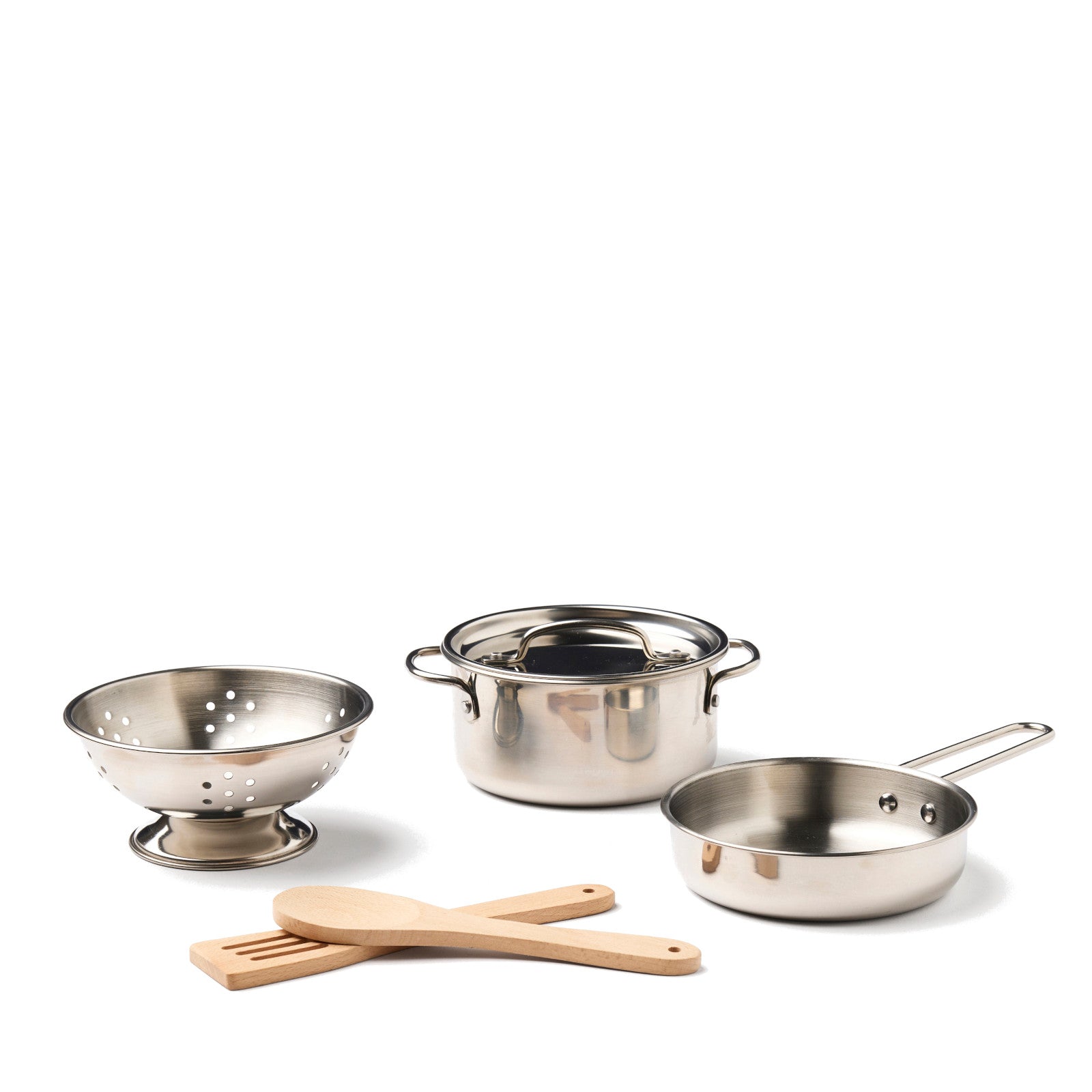 Wooden Pots and Pan Set