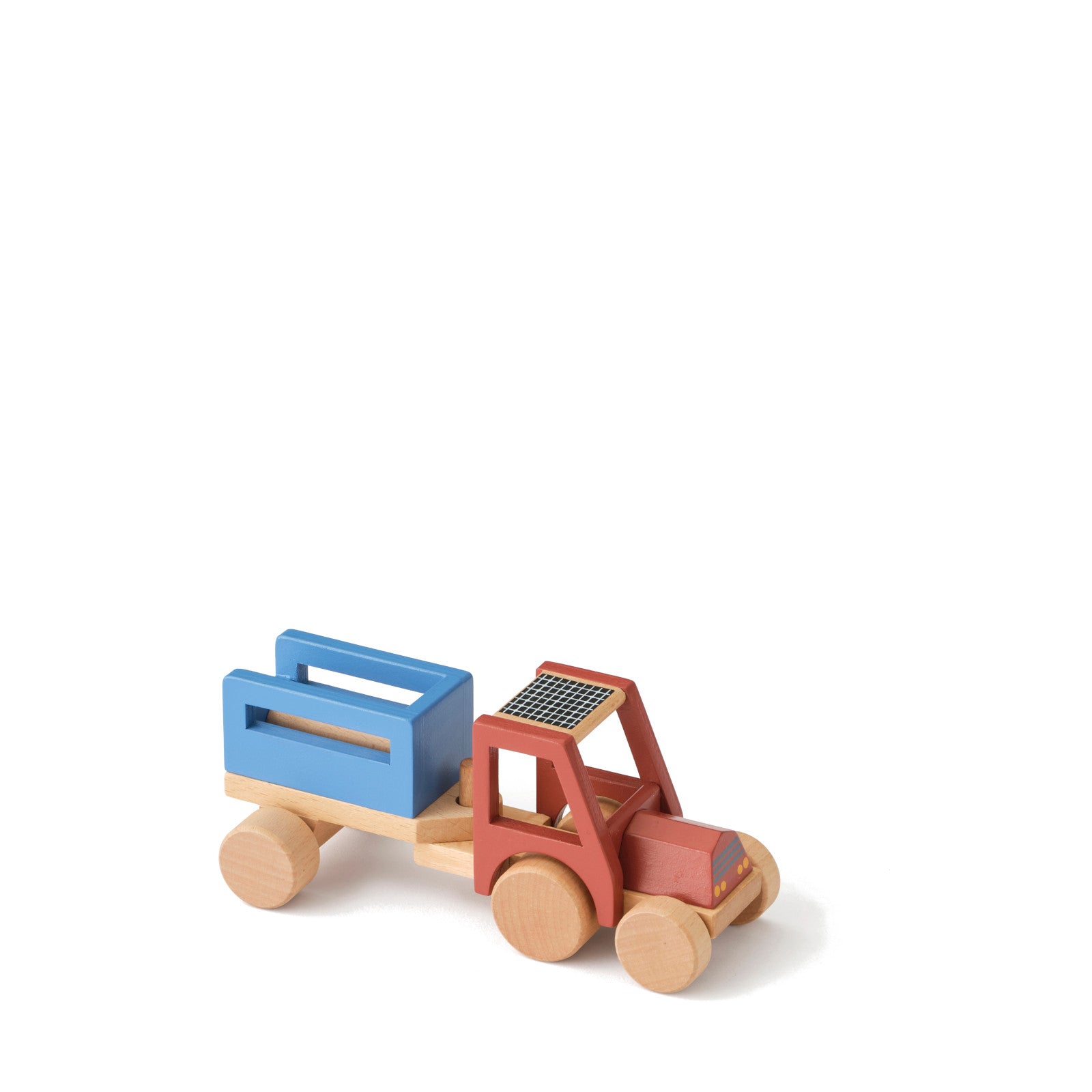 Aiden Wooden Tractor and Trailer