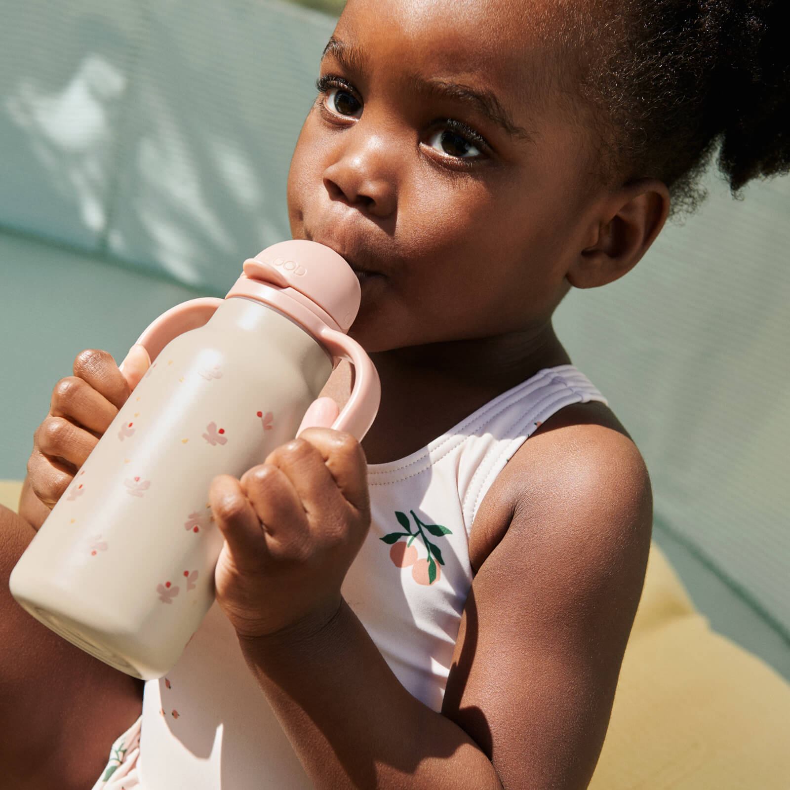 Kimmie Water Bottle 250ml - Mini Butterfly Apple Blossom