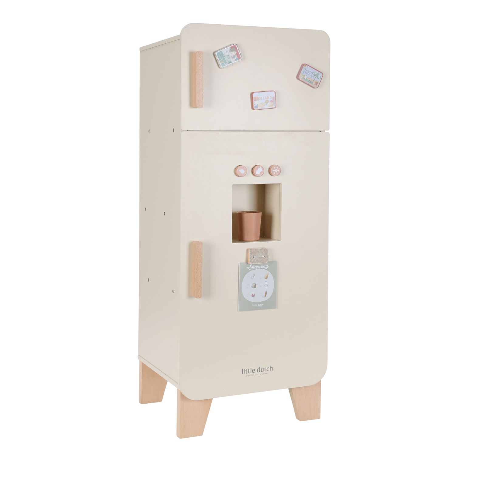 Cream Refrigerator Plus 19 Accessories